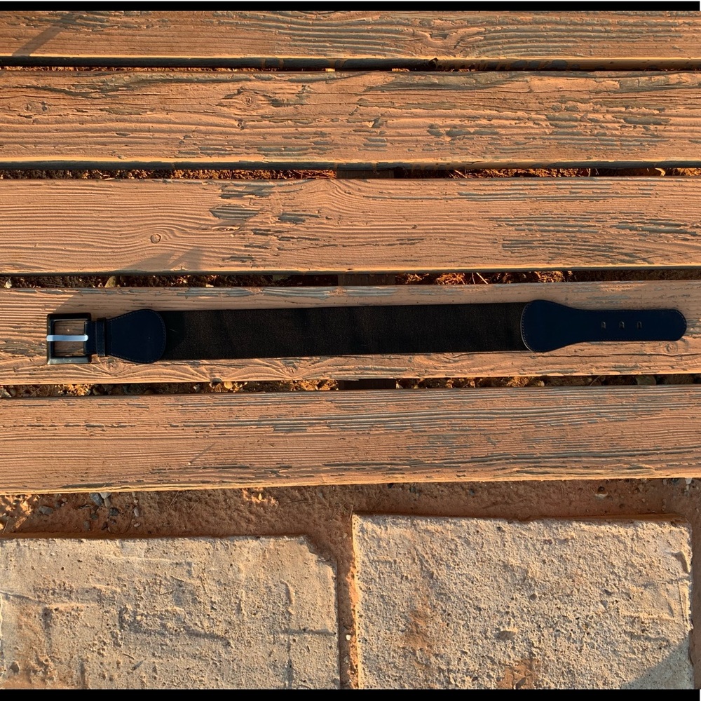 No Brand Black Elastic Belt -Small/Medium